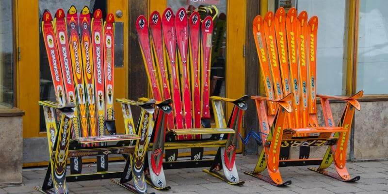 ¿Qué hacer con los esquís viejos? (3 increíbles ideas de reutilización)
