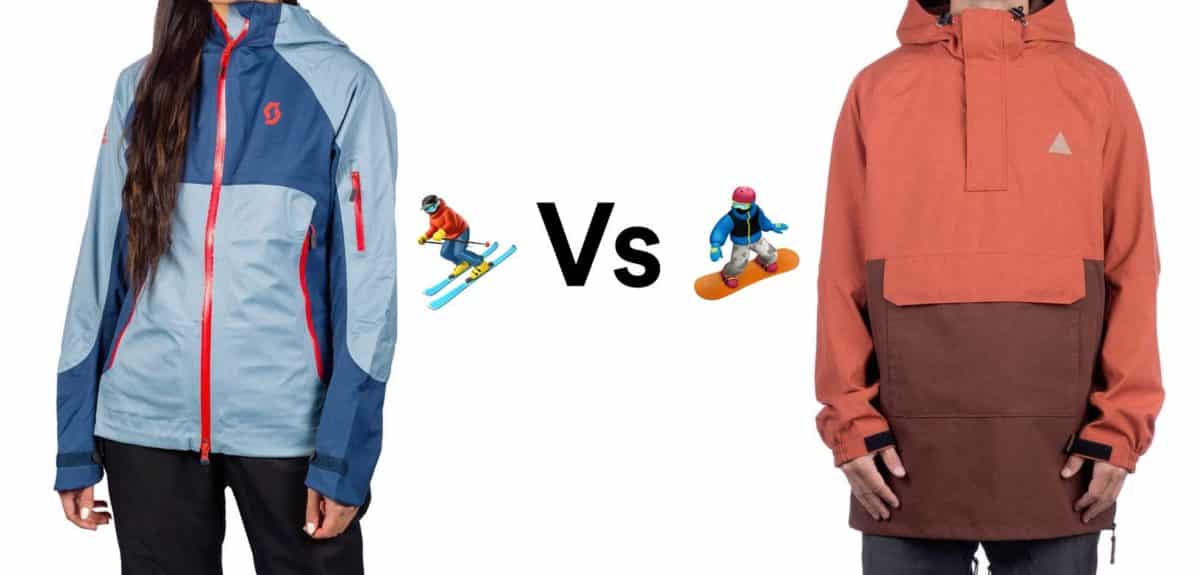 Guantes de esquí versus guantes de snowboard